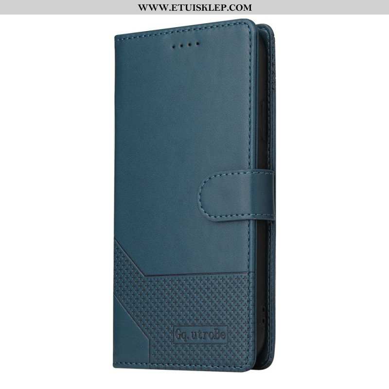 Etui Folio do Samsung Galaxy M12 / A12 Efekt Skóry Gq.utrobe